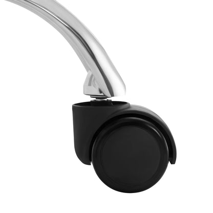 WOLTU Höhenverstellbarer, ergonomischer Schreibtischstuhl, Drehstuhl mit Rollen, Gaming-Schminkstuhl, Lordosenstütze für das Heimbüro