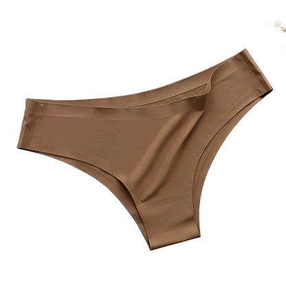 4PCS/Set Seamless Panties Women Sexy Underwear Ice Silk Underpants Low Waist G-string Female Soft Solid Ultra-thin Briefs.