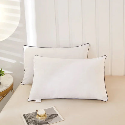 1pc White Pillow Core Home Bed Long Pillows подушки Washable Pillow Skin-friendly Neck Cushion almohadas para dormir.