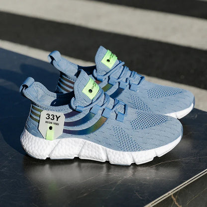 Men Casual Sports Shoes Breathable Lightweight Sneakers Summer Outdoor Tennis Running Walking Shoes Male Vulcanized Shoes Man.