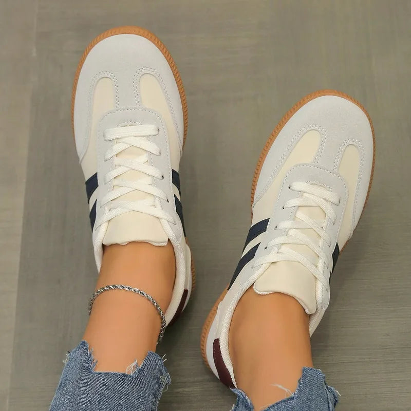 Womens Sneakers Spring New Luxury Flat Loafers Comfortable Slip on Soft Female Sneakers Lightweight Outdoor Shoes for Women.