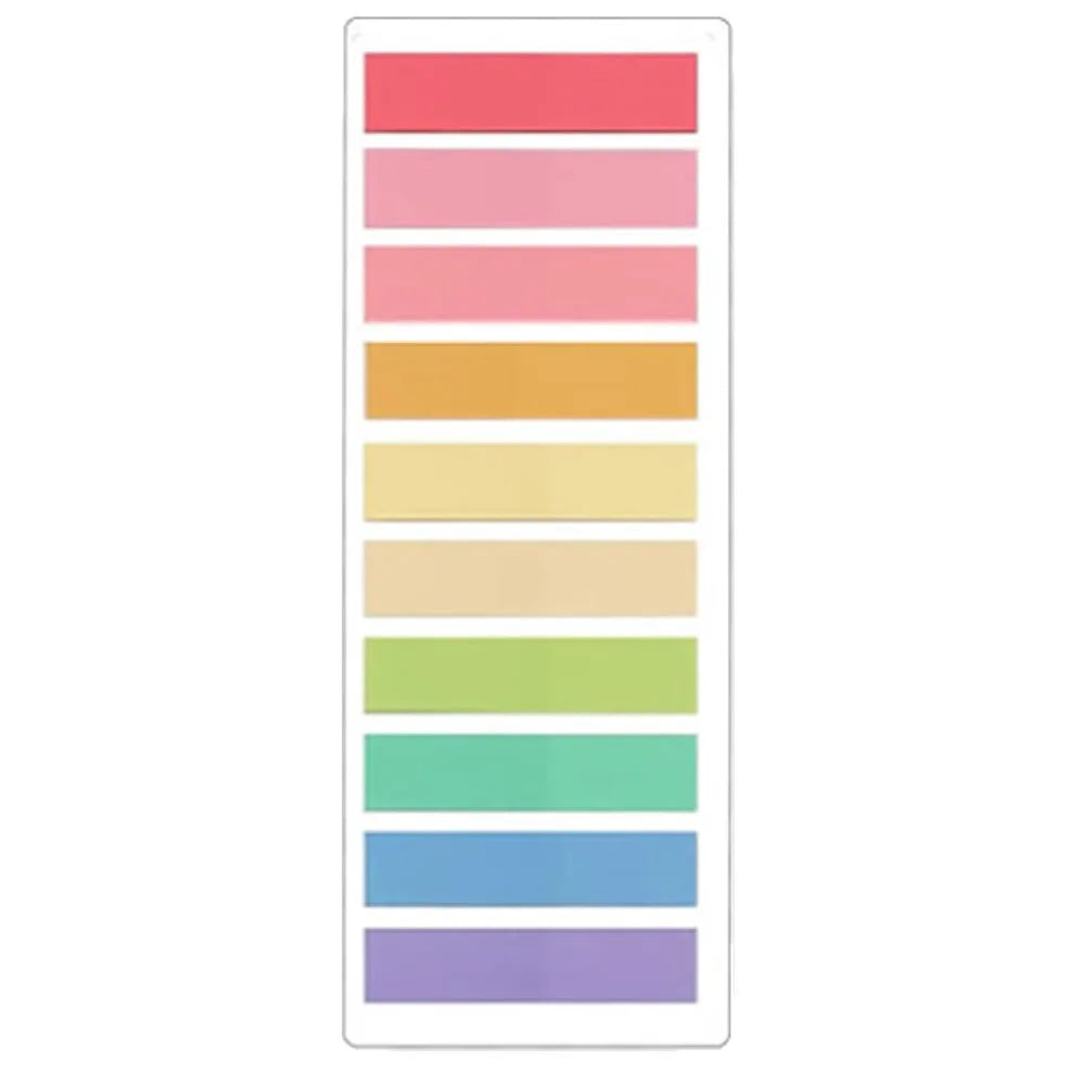 2400S Transparent Bunte Index Kreative Notizblöcke Büro Schule Schreibwaren Selbstklebende Aufkleber Haftnotizblöcke.