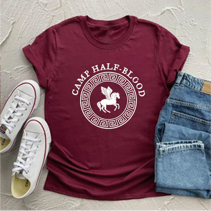 Camp Jupiter T-Shirt Camp Half-Blood Shirt Percy Jackson Shirtsc Unisex Graphic T Shirts Gothic Short Sleeves Tops Harajuku Top.