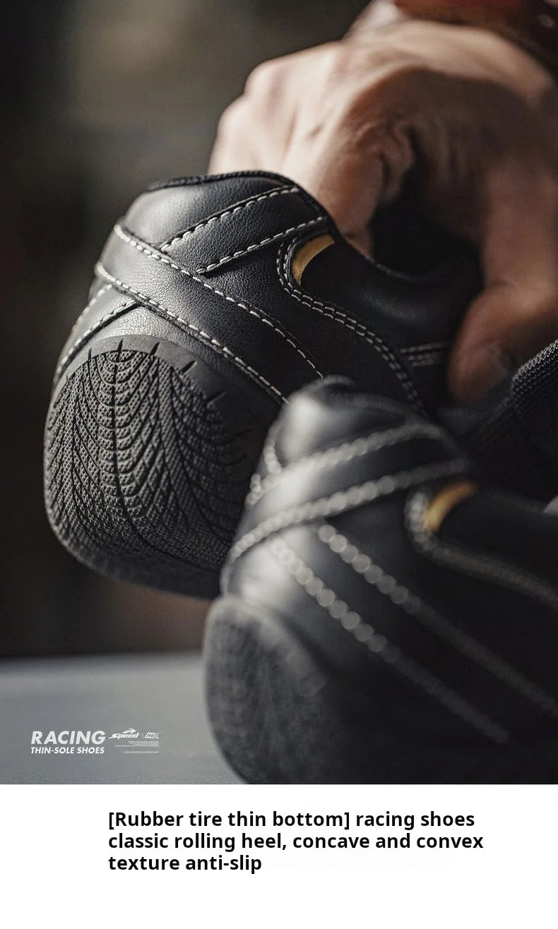 Maden Unisex Summer Vintage Patchwork Racing Shoes Breathable German Trainers Sneakers Thin Sole Casual Lace-Up Sporty Shoes