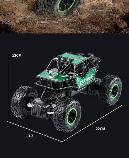 Remote Control Truck Car All Terrain Off Road Alloy RC Cars Buggy Drift Racing Toy Rechargeable Sturdy Gift for Kids Boys.
