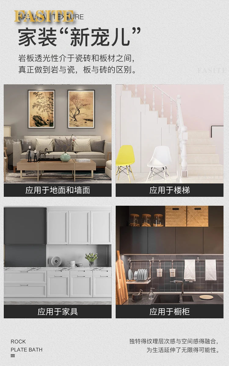 Leichter, luxuriöser Badezimmerschrank aus Steinplatten, integriertes Waschbecken, kombiniertes Waschbecken, WC-Waschbecken, nordischer einfacher Spiegelschrank