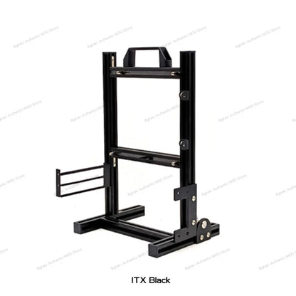 DIY Computer Open Frame,Vertical ATX/ ITX / MATX Gamer Cabinet Aluminum,Modding Desktop Gaming PC Case Water Air Cooler