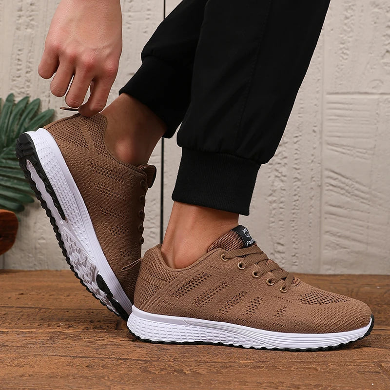 Lightweight Men's Casual Shoes Breathable Comfortable Men's Casual Sneakers 2025 New Outdoor Anti Slip Walking Shoes Sizes 36-44.