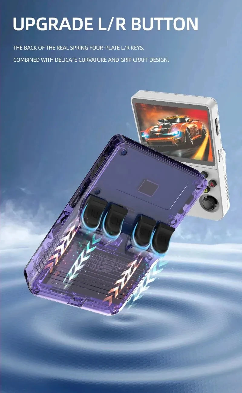 R36S Retro Handheld Video Game Console Linux System 3.5-inch IPS Screen Portable Handheld Video Player 64GB 15000 Games.