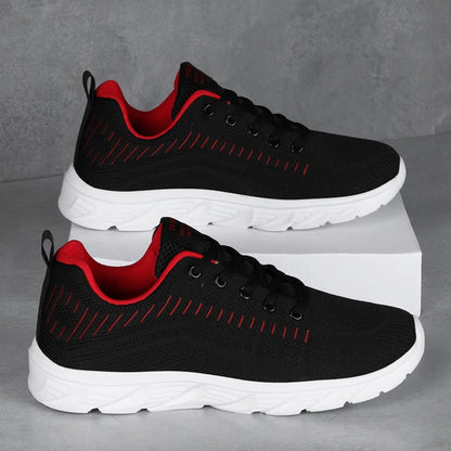 YRZL Lightweight Running Shoes Breathable Non-Slip Running Shoes Men Comfortable Sneakers Outdoor Sports Soft Wear-Resistant