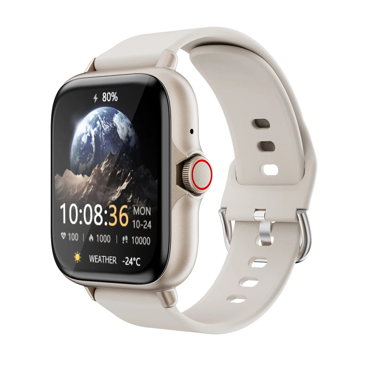 1.83'' Waterproof Smart Watch with Message Answer Call Sleep Monitoring Sports Pedometer Information Alerts For iPhone Android.