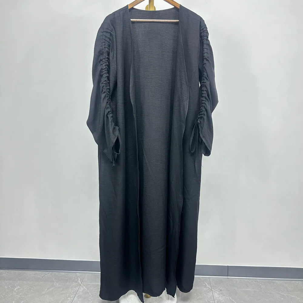 Eid Ramadan Muslim Dress Women Dubai Open Abaya Turkey Kaftan Kimono Cardigan Kebaya Islam Clothing Robe Caftan Marocain Femme.
