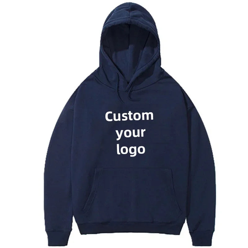Customized hooded shirt for men and women, featuring photos and logos of your design. High end gifts in EU sizes