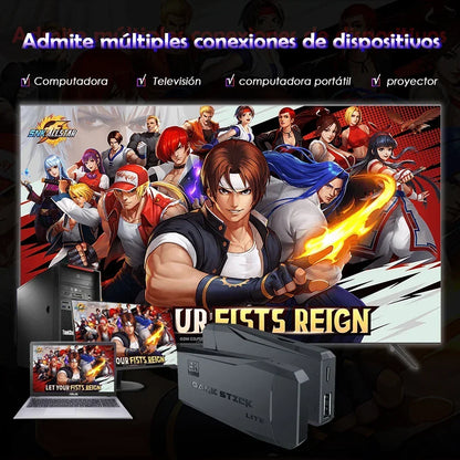 Retro Video Game Console Stick M8 Wireless Controller 4K 20000 Emulators 9 Built-in Games PS1 Compatible Gift for Kids.