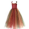 Wald Fee Prinzessin Kostüm für Halloween Geburtstag Party Phantasie Kleid Herbst Kinder Woodland Nymph Pixie Kleid Tutu Kleid Flügel.
