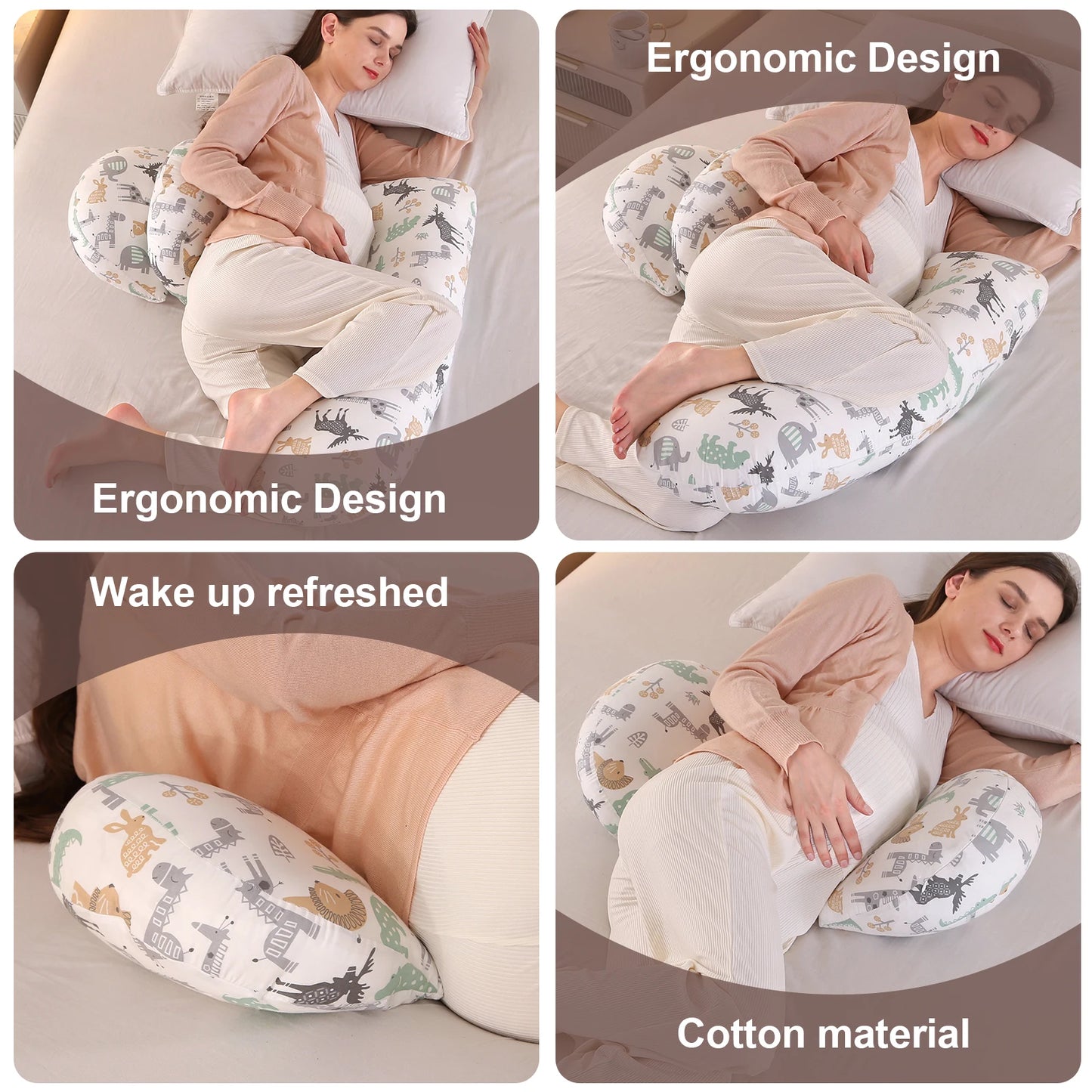 Wedge Pregnancy Pillow for Sleeping 2024 Adjustable Comfort Full Body Pillow Support Pillow for Pregnant Maternity Body Pillow.