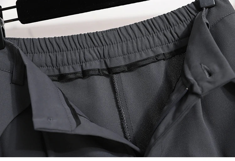 Women's A-Line High Waisted Wide Leg Short Pants Plus Size Casual Suit Shorts Summer 2025 Oversized Loose Five Quarter Pants