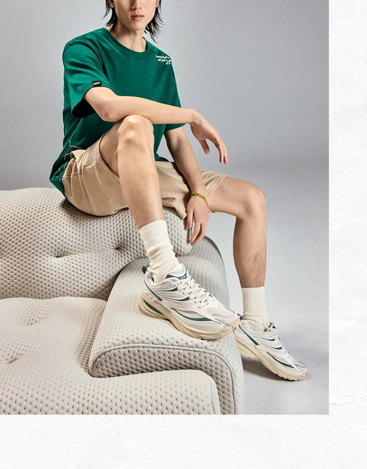 Xtep Little Basque 2 Freizeitschuhe für Herren, 20225, Sommer, Vintage, atmungsaktiv, bequem, rutschfest, langlebig 875219320017