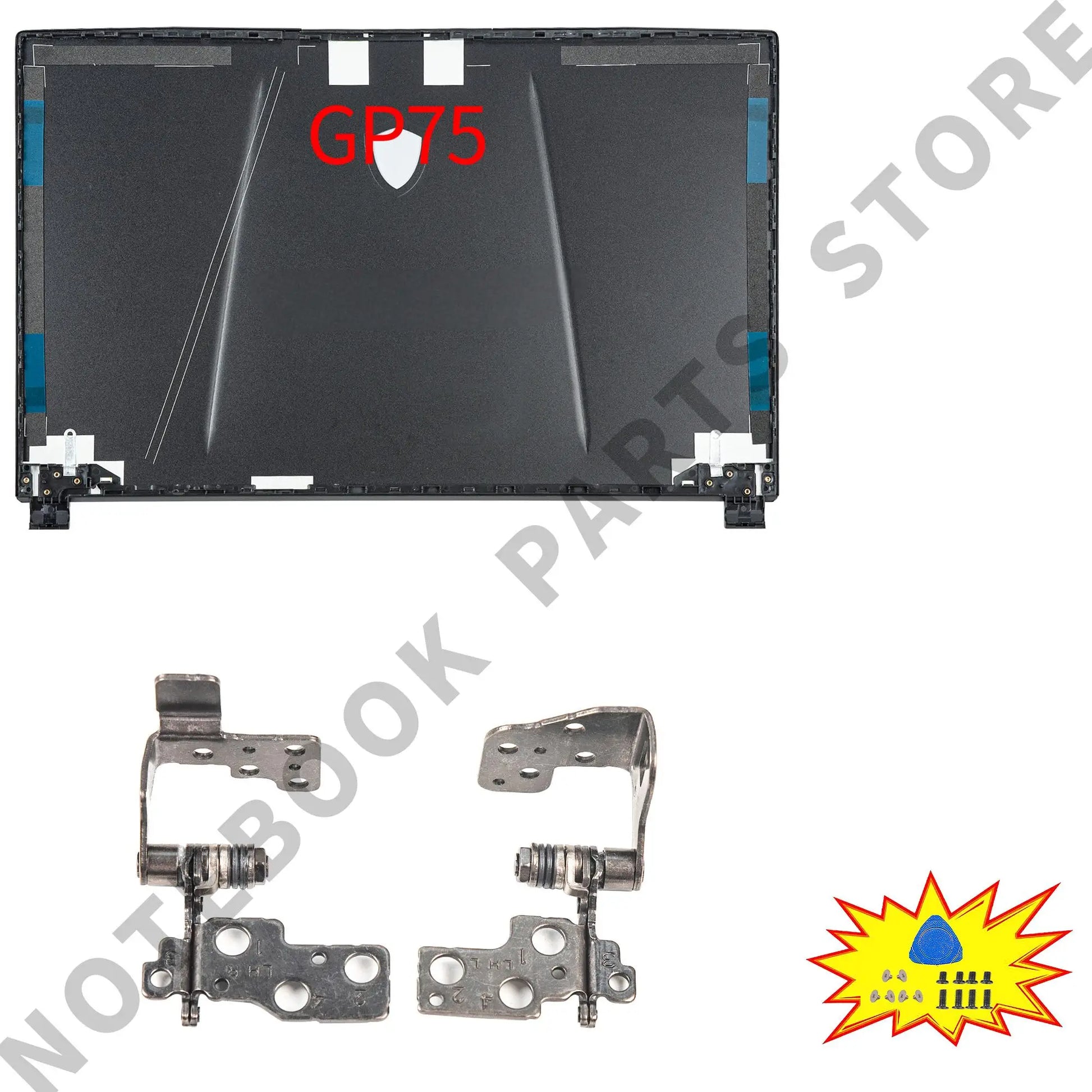 Laptop Housing Case For GE75 GP75 GL75 RAIDER/Leopard 8SG 9SE MS-17E3 17E7 17E9 New Back Cover Bezel Hinges PC Parts Replace.