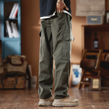 New in Tall Men Cargo Pants Elastic Waist Extra Long Length 115cm Male Waterproof Trousers Lengthened Slim Thin Leg 190cm 200 Cm.
