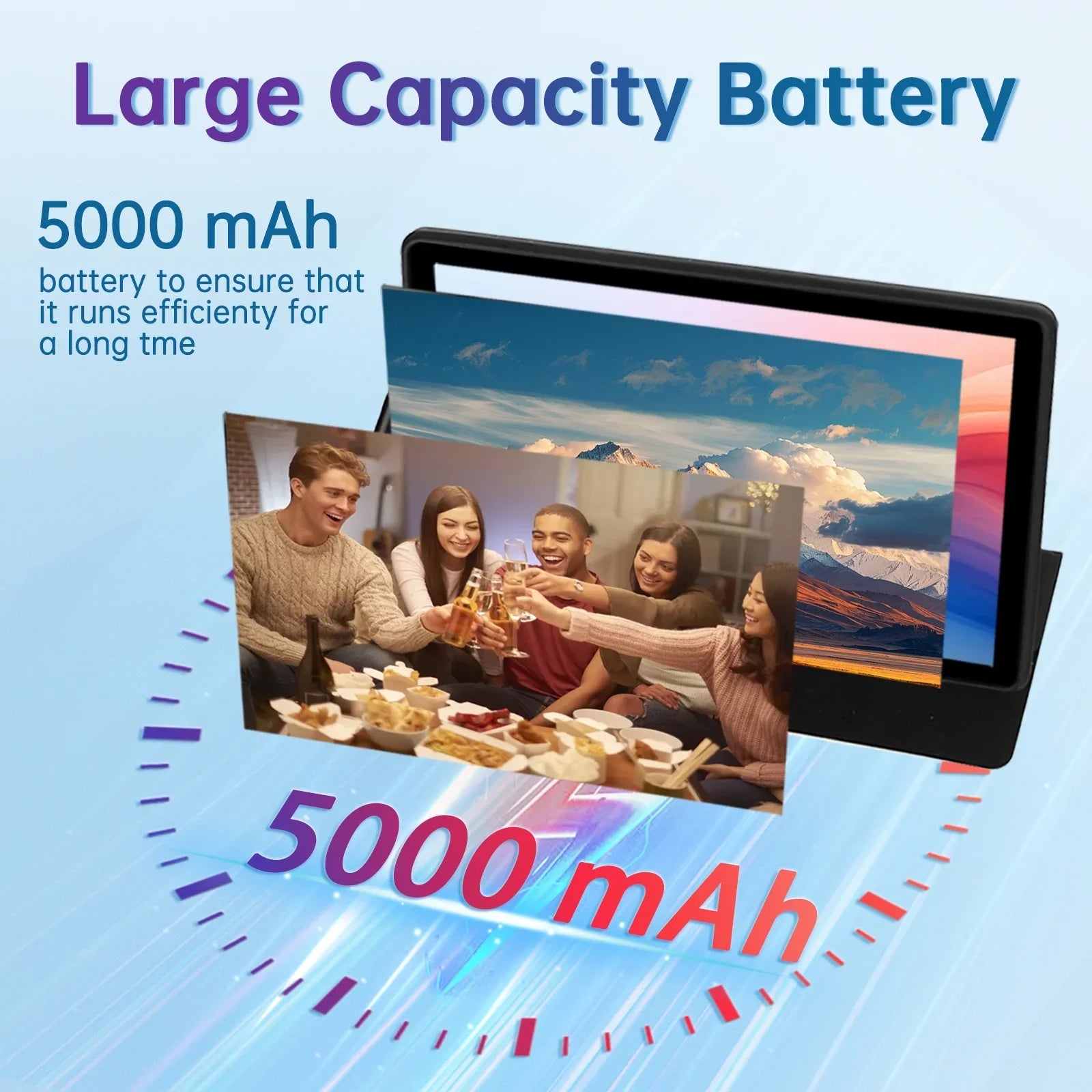 URAO C108 10 Inch Tablets Android 14 A523 Octa Core Tablet 14GB+128GB 1 TB Expansion WiFi 6 5MP+8MP Camera Keyboard Mouse Set.