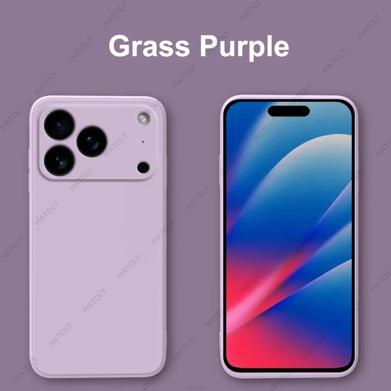 Liquid Silicone Case For iphone 17 Pro Max For iphone 17 17 Pro 17 Pro Max Cover TPU Shockproof Protective Cover iphone 17 Air.