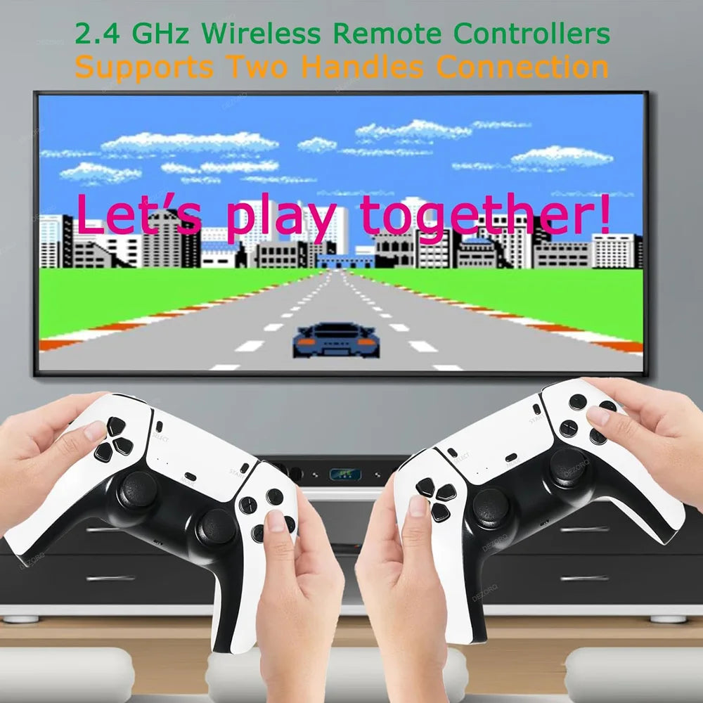 M15 Game Stick Pro Mini TV Handheld Game Console Wireless Gamepads Video Game 64G 20000+ Retro Game for PS1 NES SNES.