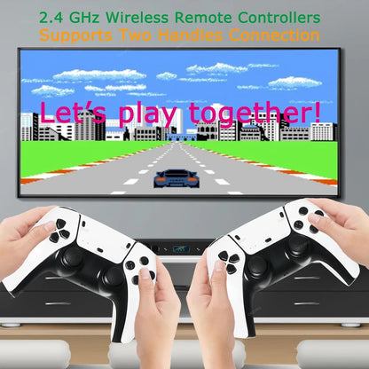 M15 Game Stick Pro Mini TV Handheld Game Console Wireless Gamepads Video Game 64G 20000+ Retro Game for PS1 NES SNES.