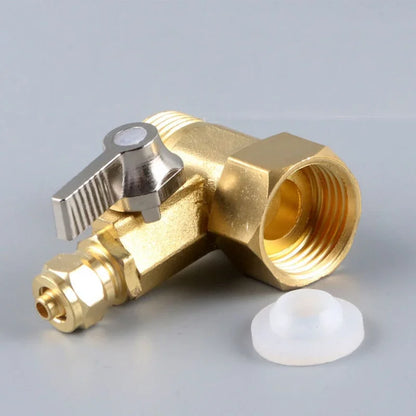 1/2'' To 1/4'' Brass Ball Valve RO Water Purifier Adapter Garden Water Ball Valve Tap Connector Hardware Accessories