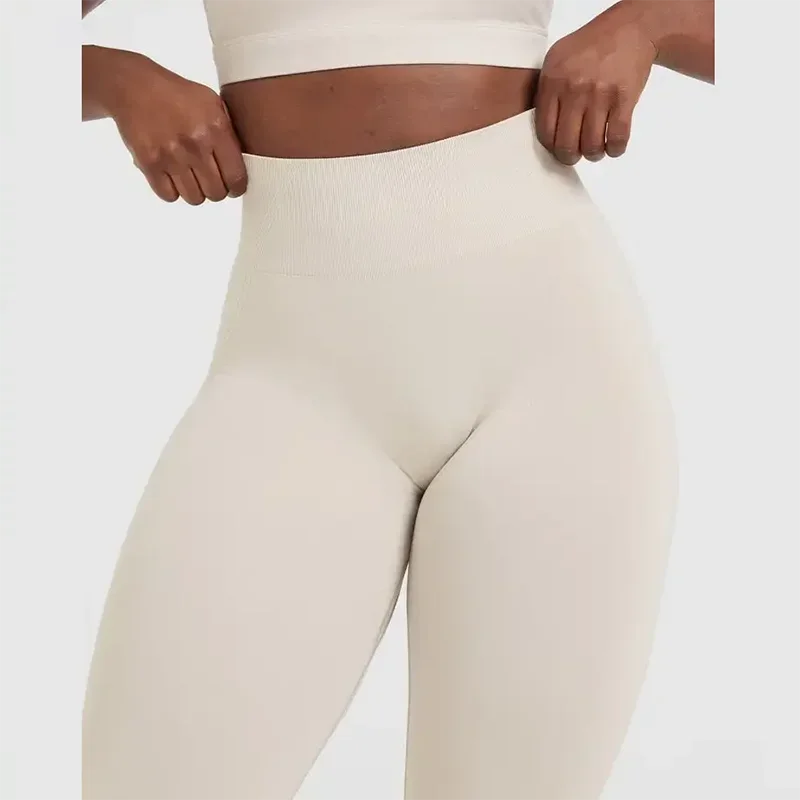 Oneractive Fitness Women Sport Seamless Leggings High Waist Elastic Solid Yoga Leggings Gym Trainning Joggings Pants Female.