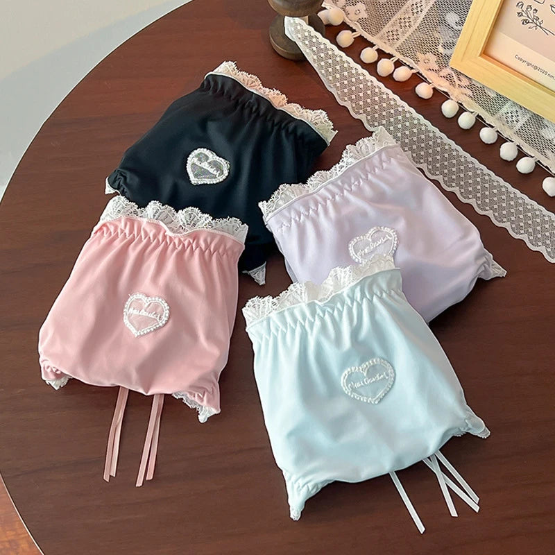 Sexy panties Plus size ropa interior femenina lace lenceria sweet calzones para mujer high elasticity underwear women Lingerie.