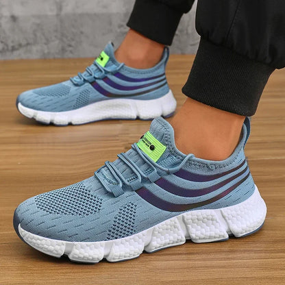 Men’s Sneakers Comfortable Breathable Platform Shoes Summer Man Running Shoes Breathable Comfortable Fashion Walking Sneakers.