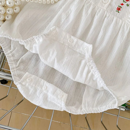 MILANCEL Sommer Baby Kleidung Kleinkind Girs Ein Stück Stickerei Body.