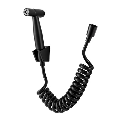 Wall-Mounted Kitchen Mixer Tap with Sprayer, 360° Swivel Stainless Steel Spout & Anti-Leak Design for Sink/Laundry, Black/Silver