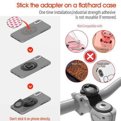 Bike Stem Phone Mount,Mountain Bicycle Phone Holder,Universal Aluminum Handlebar Cell Phone Cycling MTB Quick Attach/Detach.