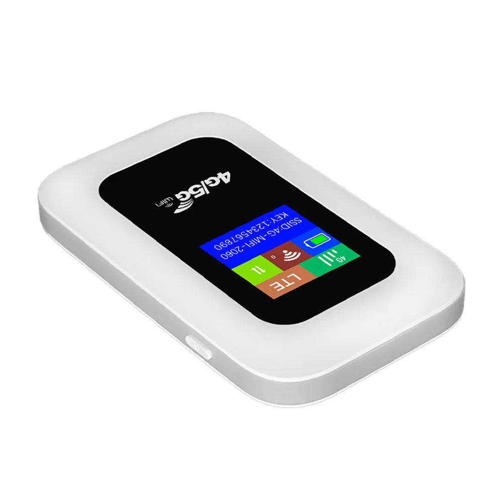 4G/5G Mobile WIFI Router 150Mbps 4G LTE Wireless Router 2200mA Portable MiFi Modem Mobile Pocket Wifi Hotspot with Sim Card Slot.