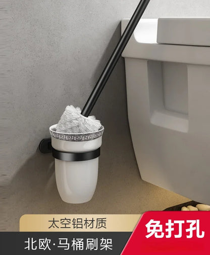 Metalle Badezimmer Handtuchhalter Stanzfreier Rack Toilettenanhänger Raum Aluminium Badezimmer Handtuchhalter, Handtuchhalter, Handtuchhalter Badezimmer