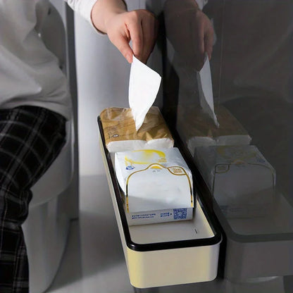 1pc Wc Badezimmer Schrank Rack Wand Hängen Loch Kostenloser Multifunktionale Artefakt Über Wc Rack Weiß Regal Organizer