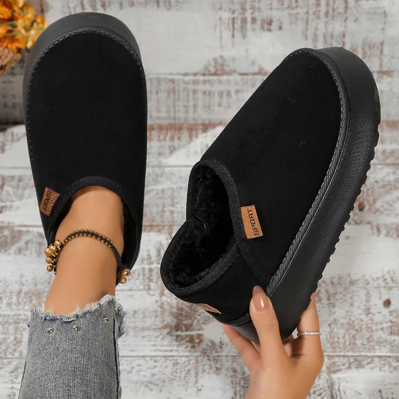 2024 New Classic Thickened Fluff Women's Snow Boots Comfortable Warm Ankle Boots Women Winter Ladies Shoes Chunky Botas Mujer