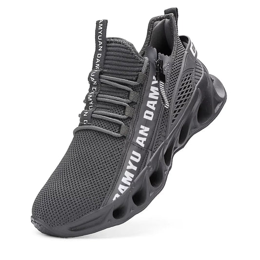 New Spring and Autumn Soft soled Running Men's Mesh Breathable Casual  Sports Shoes Men's Trendy Shoes Lightweight  Sneaker.