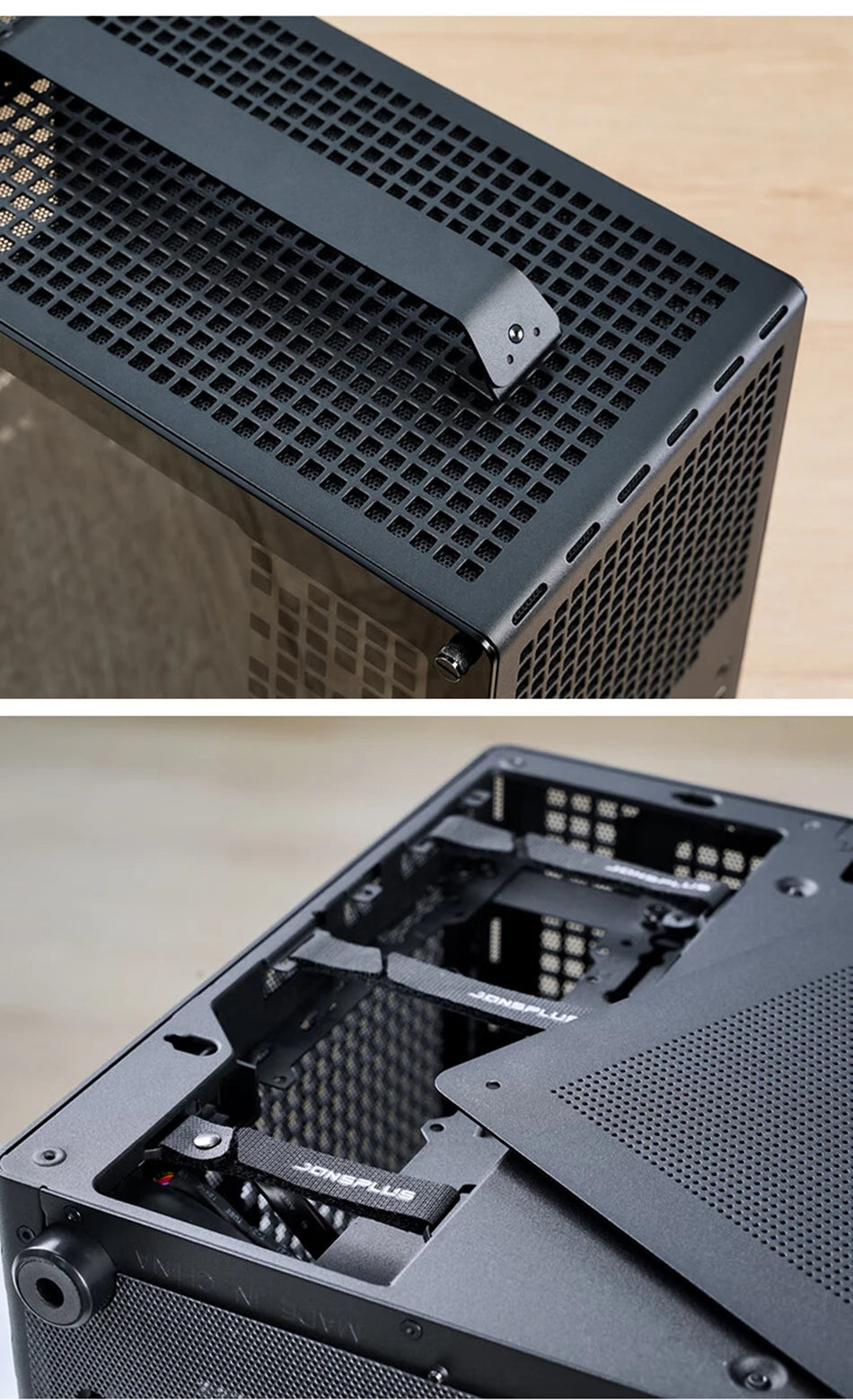 JONSBO Z20 MATX Case Detachable Handle Supports 240 Water-cooled 363mm Graphics Card Side  Transparency Desktop Mini PC Chassis