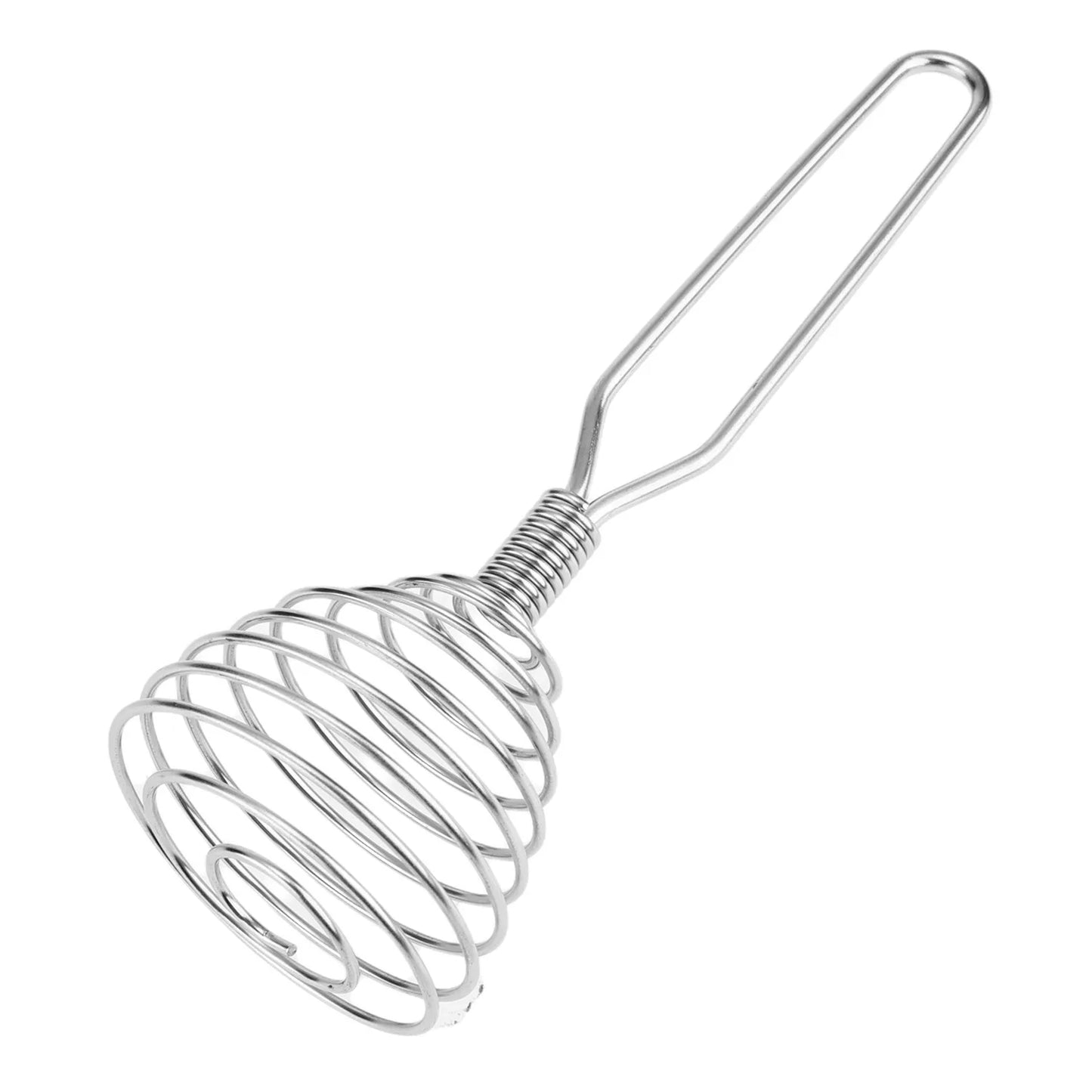 New Stainless Steel Manual Press Type Egg Beater Creative Honey Spoon Mixer Milk Jam Stirring Spoon Kitchen Baking Cooking Tools.