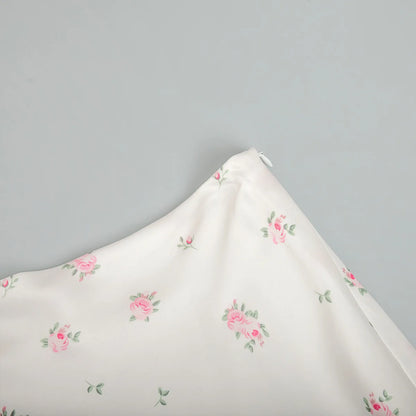 Tossy Summer Printed Fashion Long Skirt For Women High Waist Contrast Patchwork Slim Elegant Party Looks Ladies Y2k Maxi Skirt.