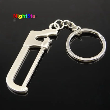 1Pcs Mini Nette Kreative Werkzeug-schlüssel Ax Zange Bohrer Herrscher Schraubendreher Spanner Schlüssel Kette Ring Schlüsselring Metall Kirsite 16 stil Geschenk