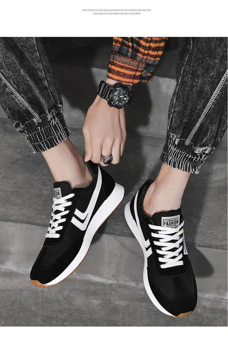 Männer Kausalen Licht Mode Turnschuhe Mann Herbst Neue Spitze-up Wohnungen Im Freien Mesh Atmungsaktive Casual Schuhe Zapatillas De hombre.