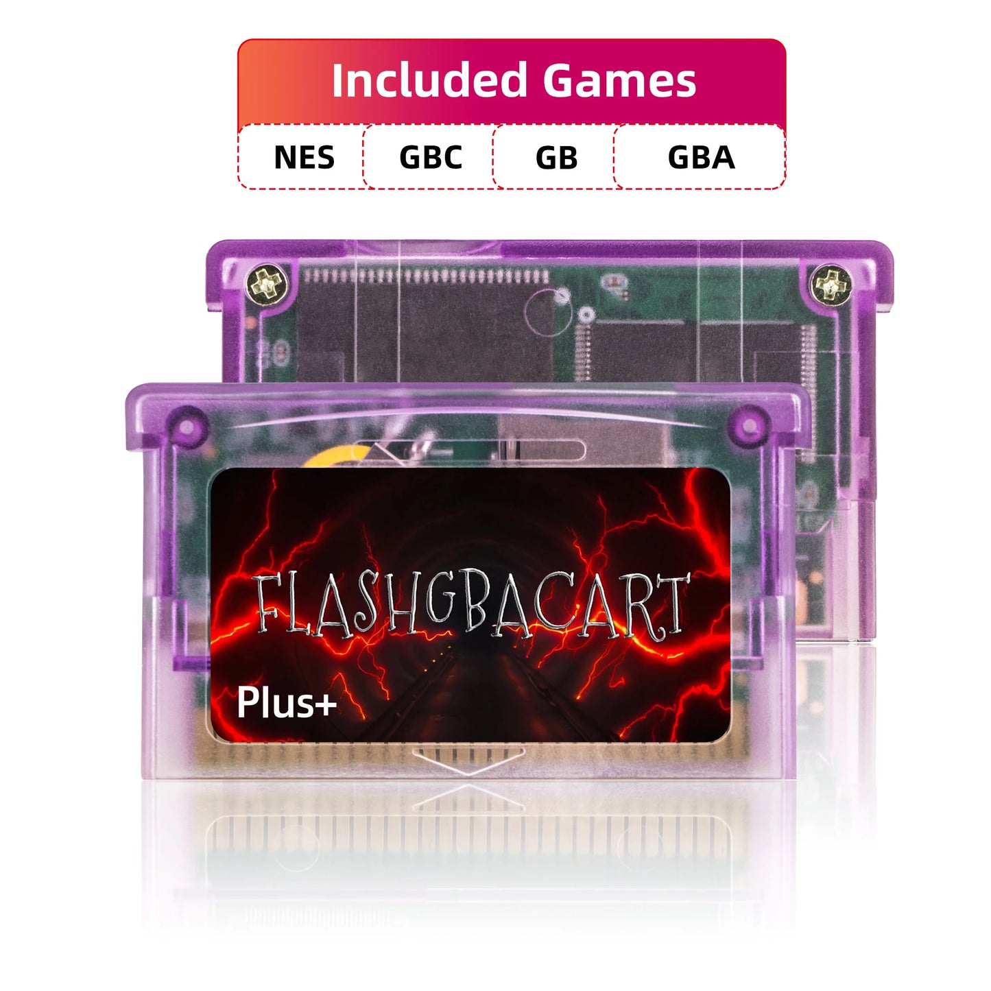 For Game GBA Rewritable Cart FlashGBACart Plus+ Backup Device RTC Compatible with GBA GBC GB NES Series.