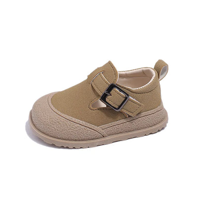 Boys' Boken Shoes Soft Soled Children's Shoes 2025 New Arrivals 0-1 years old Children's Sports Shoes Fashion Retro Bean Shoes.