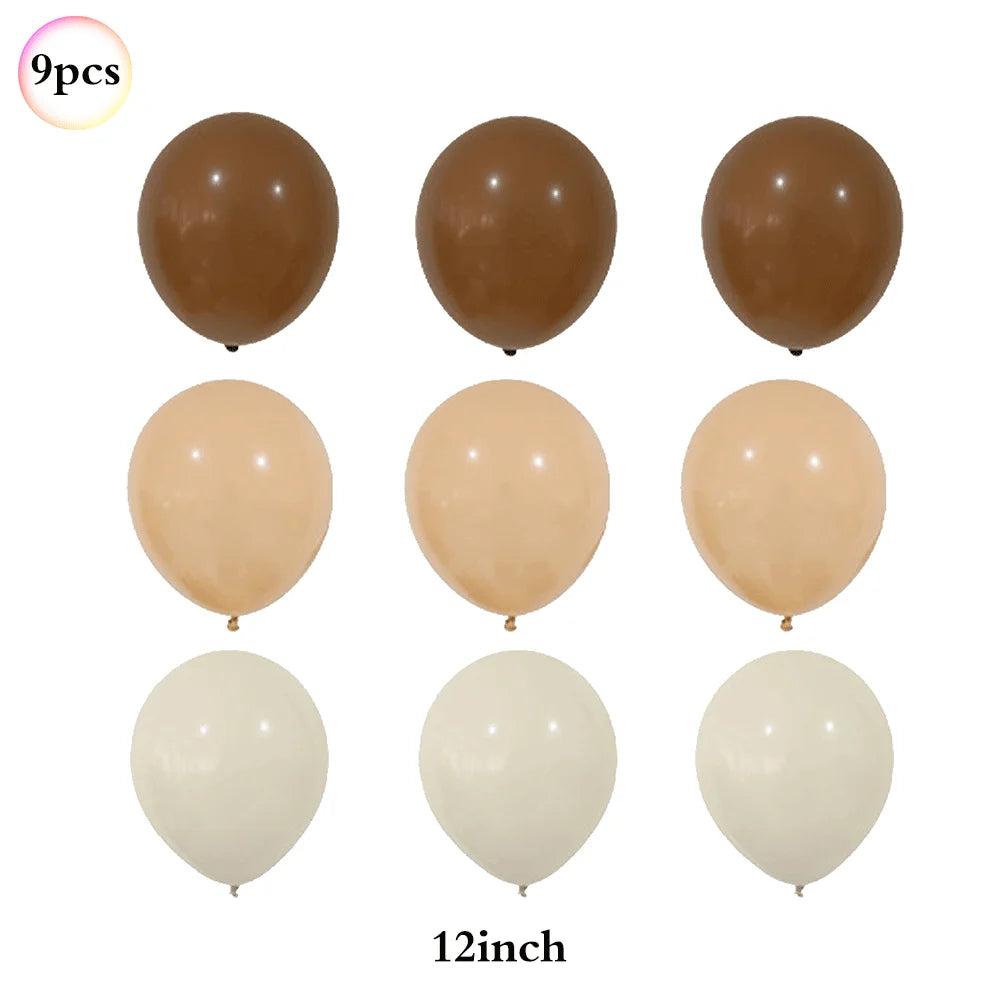 40in Cream Big Number Balloon 18in Three Color Love Foil Helium Balloons Aldult Birthday Set Boys Girls 1st Birthday Decorations