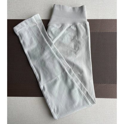 TKITK Leggings Women Seamless Sports Yoga Pants Low Ribbed Band Gym clothes Fitness Workout wear Scrunch Bum Tights