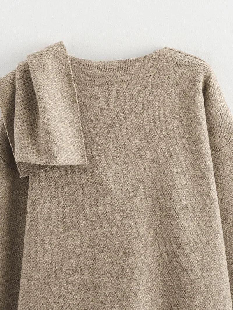 MUJER Plüsch-Wintermäntel für Damen, asymmetrischer Schal, Halbsaison-Jacke für Damen, Parkas, langärmelig, gepolsterter Mantel, Damenjacke.